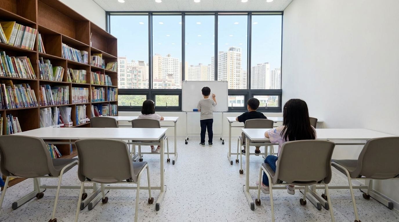 초등 논술학원 수업 공간 2